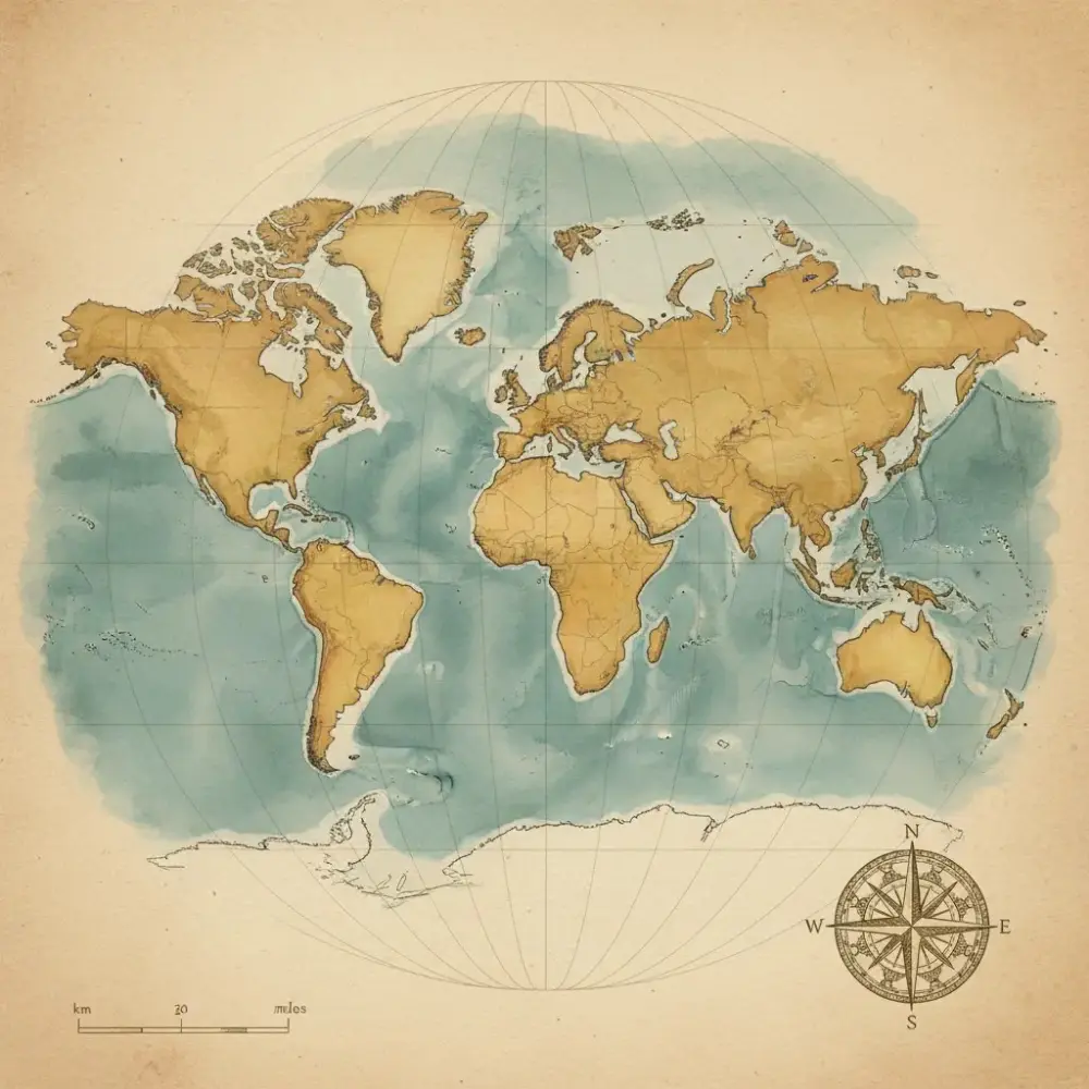 Carte du monde montrant la France et le Bénin.
